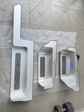 Ốp nhôm bậc lên xuống Transit