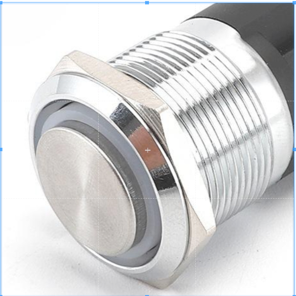 Công tắc Kim loại 12mm đầu cao 12V 24V chống nước - 12mm LED Momentary push button switch/ Latching - Ảnh 5