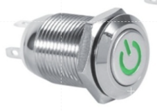 Công tắc 12mm LED nguồn nhấn khóa/ Nhấn nhả chân hàn - Ảnh 6