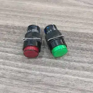 Công tắc 16mm tròn thân nhựa nhấn nhả