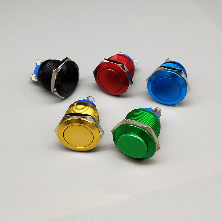 công tắc 19mm kim loại xi màu - Ảnh 4