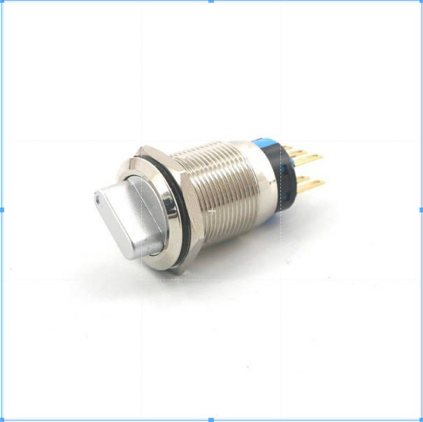 Công tắc xoay/gạt 19mm kim loại có LED 12V 24V 2- 3 chế độ