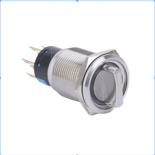 Công tắc xoay 19mm kim loại gạt xoay không LED loại 2~3 chế độ chống nước, chống gỉ sét-Phụ kiện Limousine