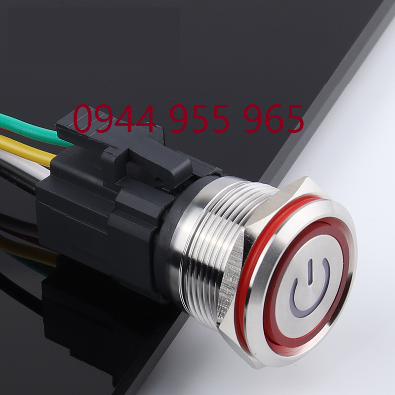 Công tắc 22mm LED nguồn - Ảnh 2