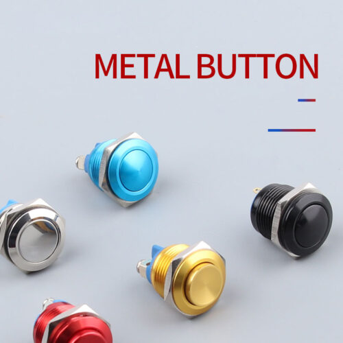 Công tắc 16mm kim loại chân bắt vít – đầu cao