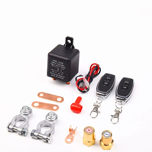 Rơle ô tô 200ADC24V bảo vệ nguồn điện ô tô điều khiển từ xa không dây công tắc tắt nguồn có điều khiển từ xa