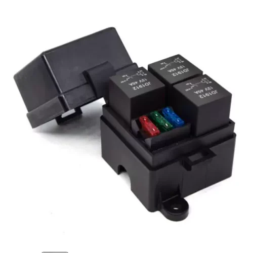 Ô tô, RV, tàu du lịch, phòng máy, giá đỡ an toàn đa kênh, hộp, cụm chịu nhiệt độ cao, 3 chiều với giá đỡ rơle