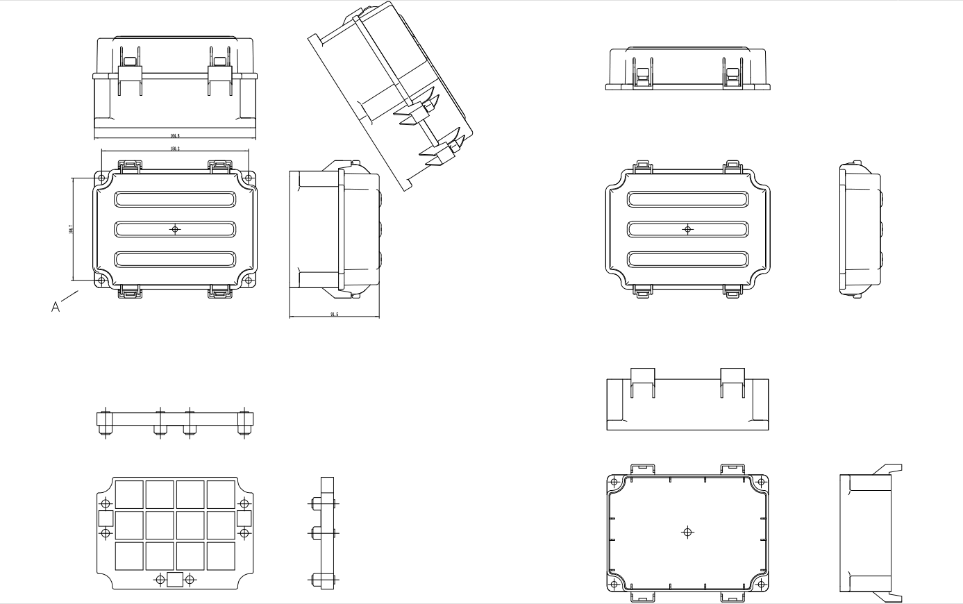 Hộp cầu chì chống nước 12 chiều cho ô tô, RV và du thuyền 12V24V Hộp cầu chì điều khiển rơle sửa đổi đa chiều 12V24V - Ảnh 9