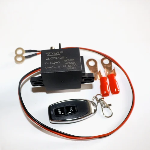 Công tắc điều khiển từ xa 12V 24V 48V72V điều khiển từ xa không dây thông minh DC máy bơm nước xe pin tắt nguồn tiếp sức