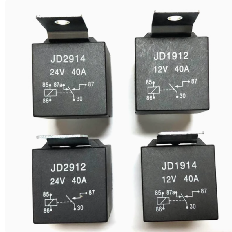 Rơle ô tô 40A 12V/24V 4 chân/5 chân JD1912 JD1914 JD2912 JD2914 - Ảnh 2