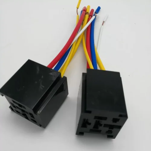 Rơle ô tô dòng điện cao có tay cầm bằng nhựa JD2912-1Z-24VDC80A28VDC có ổ cắm 4 chân 5 chân 5 phích cắm