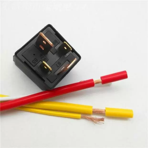 Ổ cắm rơle 4 chân công suất cao kết hợp sửa đổi đèn pha xe máy dòng điện cao 12V 80A - Ảnh 4
