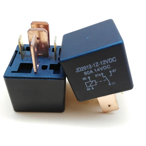 Máy điều hòa không khí chân rộng JD2912 6V/12V/24V/80A, rơ le ô tô 4 chân 5 chân phích cắm đa năng