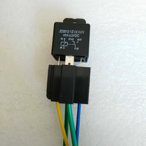 Xe Máy Xe Điện Đèn Pha Còi GPS Cắt Dầu Điện 40A Ô Tô Rơ Le 12V24v48v60V72v