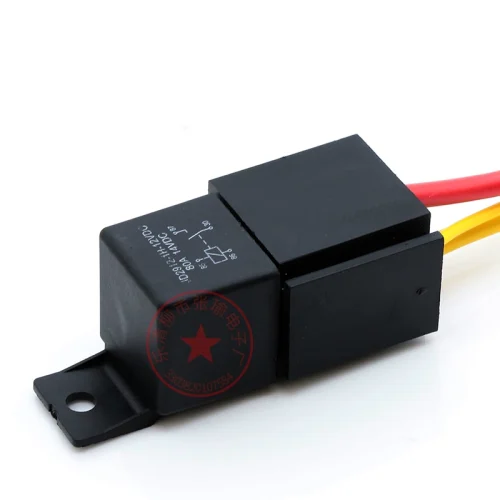 Rơle điện JD2912/12VDC-1H 80A có ổ cắm hoàn chỉnh