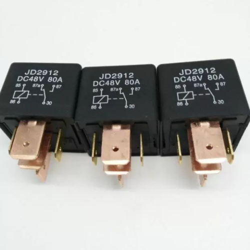 Rơle công suất cao JD2912 DC48V 80A điểm bạc chân dài và rộng đảm bảo chất lượng vôn có thể tùy chỉnh