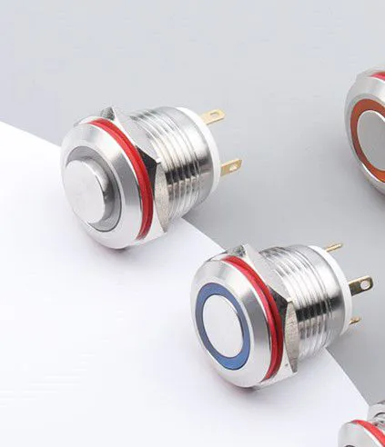 Công tắc 16mm LED tròn thân ngắn - Ảnh 7