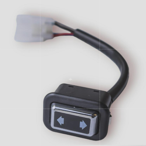 Công tắc LED 2 chiều/ 2 hướng điều khiển ghế chỉnh điện rèm điện nâng hạ kính 12V 24V ô tô xe khách