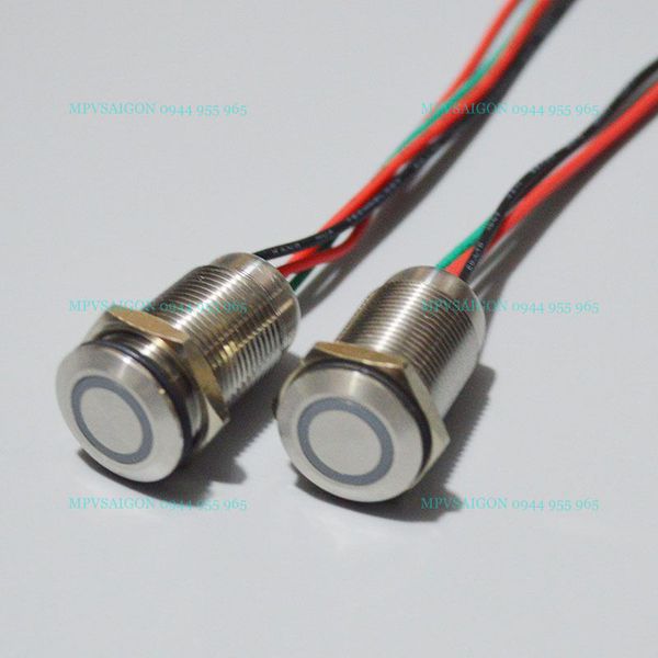 Công tắc 19mm kim loại cảm ứng - Ảnh 3