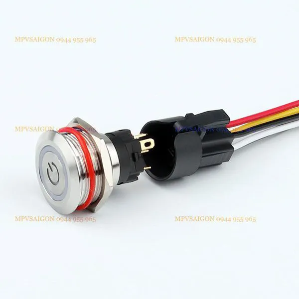 Công tắc 22mm LED nguồn - Ảnh 5