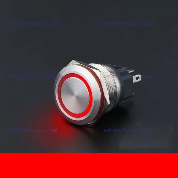 Công tắc 22mm LED tròn- chân giắc - Ảnh 6