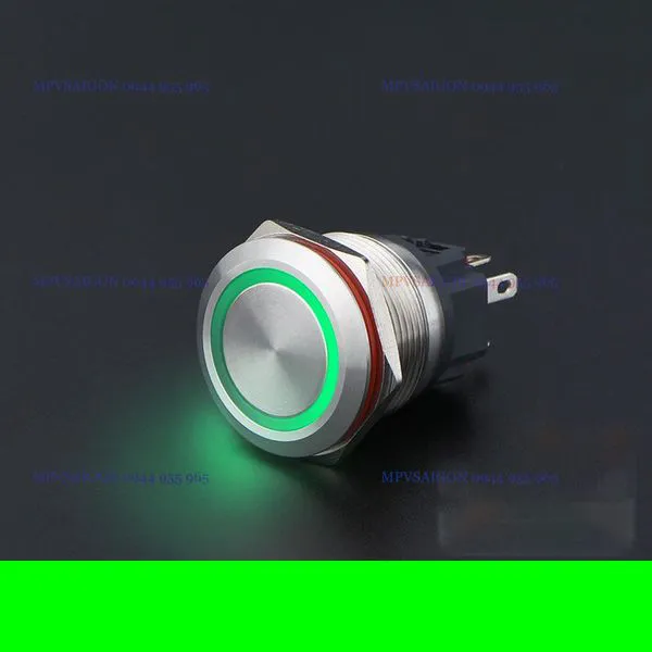 Công tắc 22mm LED tròn- chân giắc - Ảnh 5