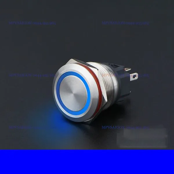 Công tắc 22mm LED tròn- chân giắc - Ảnh 2