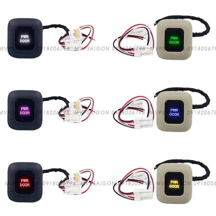 Công tắc cửa lùa điện có LED - Công tắc cửa lùa cột B Hyundai Custin - Ảnh 3
