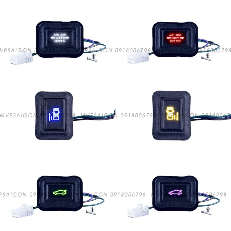 Công tắc cửa lùa điện có LED - Công tắc cửa lùa cột B Hyundai Custin - Ảnh 2