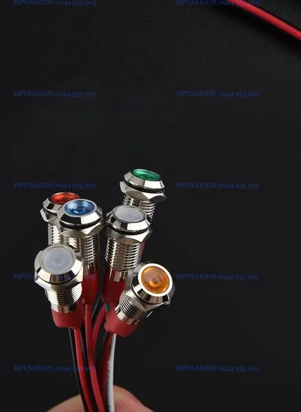 LED tín hiệu 8mm có dây - Ảnh 6