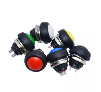 Công tắc 12mm thân nhựa tròn loại ngắn- Nhấn nhả - Ảnh 7