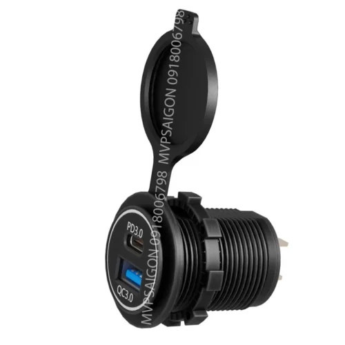 Tẩu sạc nhanh USB dành cho ô tô xe máy QC3.0 PD3.0